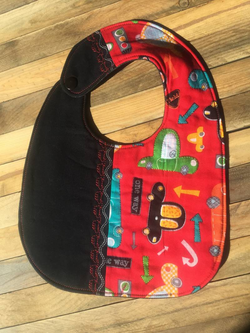 Handgemachte Reversible Baby Lätzchen von BusyPQuilts