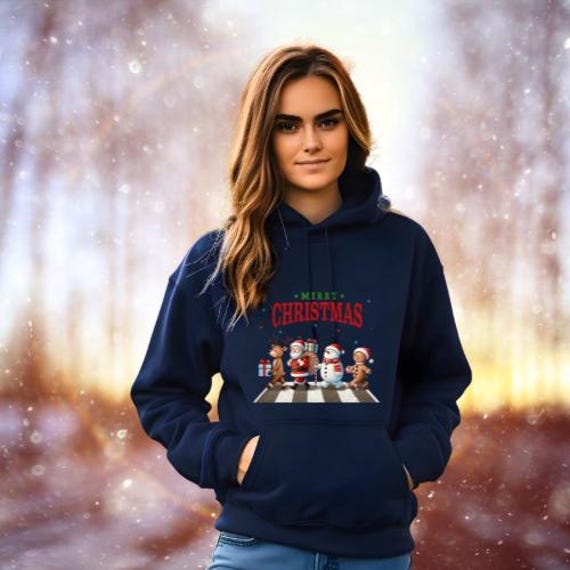 Unisex Hoodie | Merry Christmas|Lustiger Weihnachts Gin Pullover Für Männer & Frauen Winter Mode Geschenk Und von BusybeeShopDE