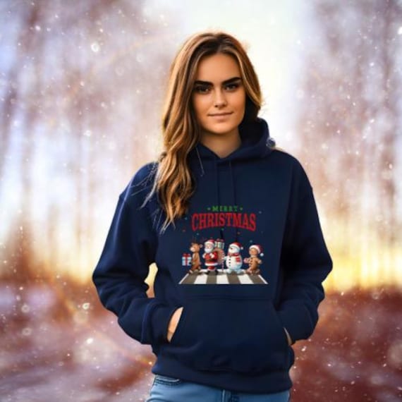Unisex Hoodie | Merry Christmas|Lustiger Weihnachts Gin Pullover Für Männer & Frauen Winter Mode Geschenk Und von BusybeeShopDE