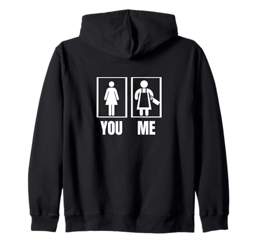 Stolze lustige Frauen BBQ Chef Metzger Kapuzenjacke von Butcher Meat Cutter Chef BBQ Beef Cuts