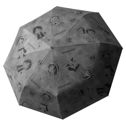ButkUs One Piece Anime Umbrella opening and closing folding Rain or Sun protection Windproof Waterproof UV protection suitable for Women Men Teens, Anime-Thema von ButkUs