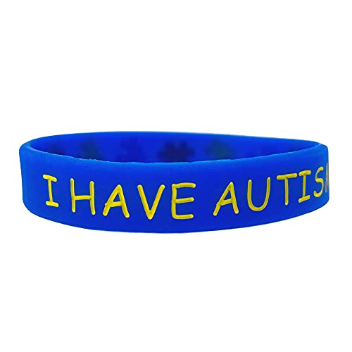 Ich habe Autismus in englischer Sprache geschrieben 170 mm Armband Medizinisches ID-Armband Autistisches Asperger ASD-Bewusstsein Blaues Armband Band Silikon Kinder Kinder Unisex (1 Band Only) Ich habe Autismus in englischer Sprache geschrieben 170 mm Armband Medizinisches ID-Armband Autistisches Asperger ASD-Bewusstsein Blaues Armband Band Silikon Kinder Kinder Unisex (1 Band Only) von Butler & Grace