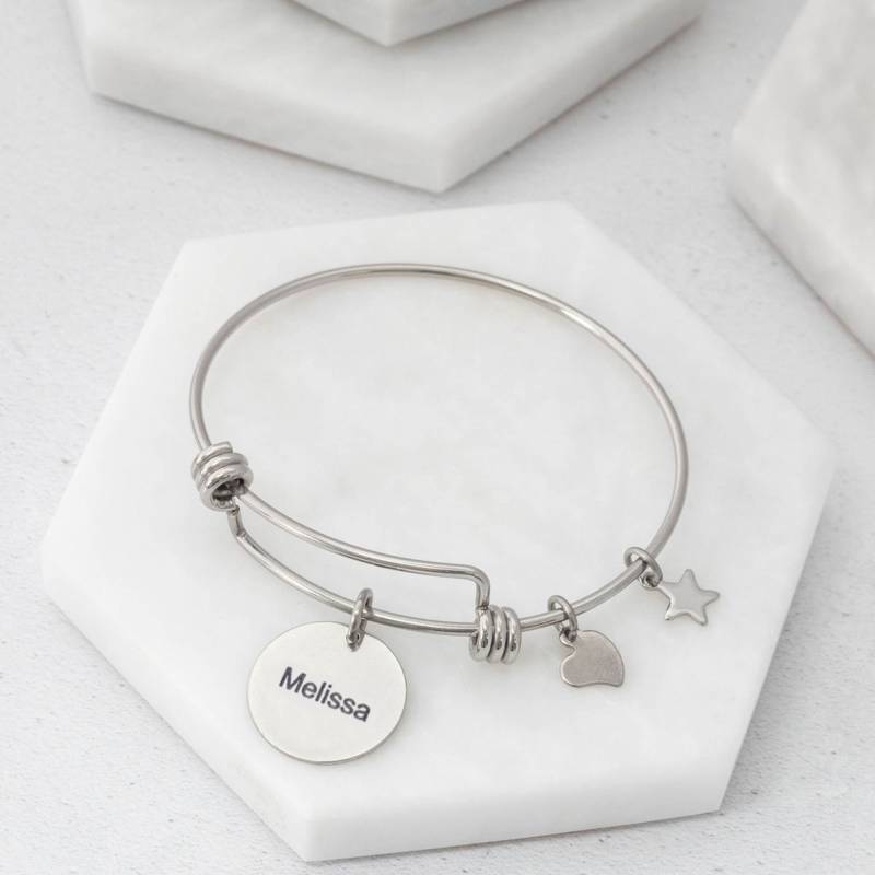 Angepasst Armband Für Sie Personalisierte Armreif Mädchen Damen Frauen Benutzerdefinierte Name Schmuck Zarten Charme Geschenk Uk Locken von ButlerAndGrace