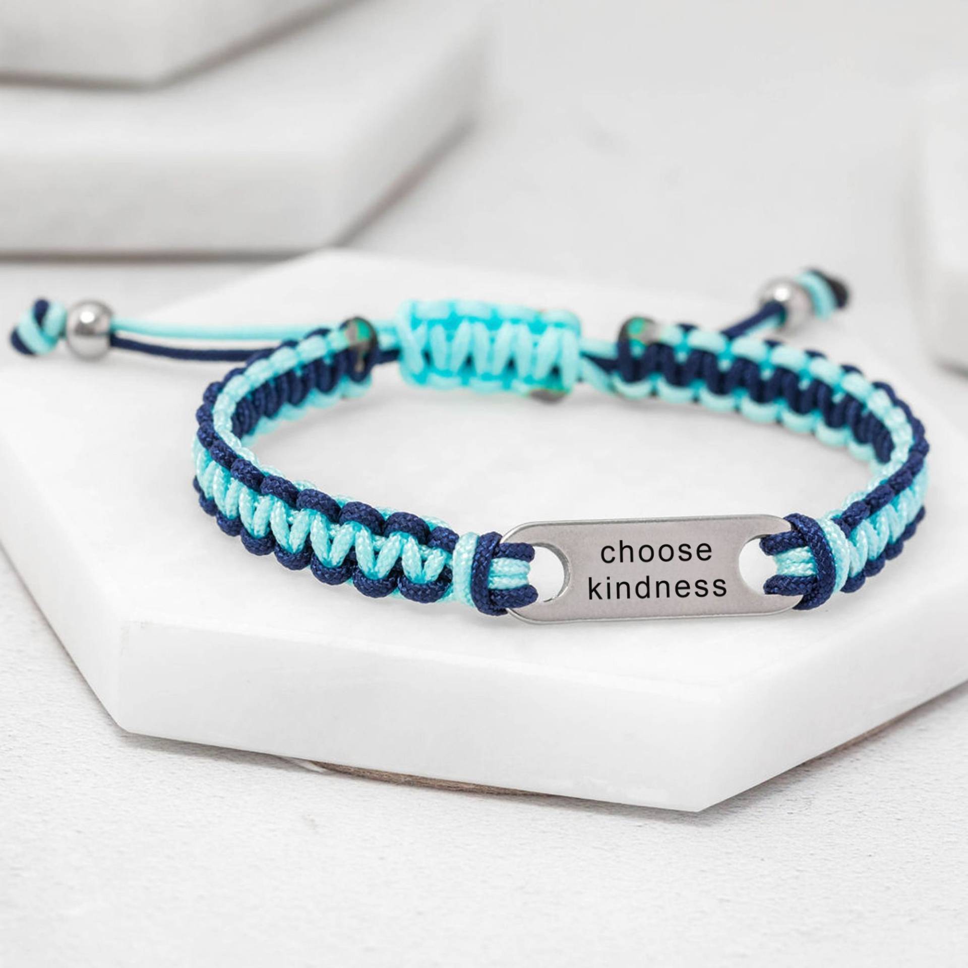 Personalisiertes Armband Für Den Besten Freund, Verstellbare Freundschaftsarmband, Kordel, Gravurschmuck von ButlerAndGrace
