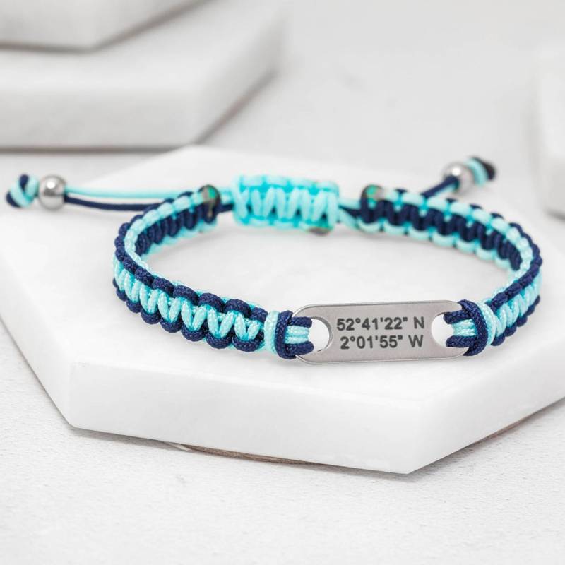 Spezielle Koordinaten Paare Armbänder Passend Breitengrad Länge Schmuck Jahrestag Hochzeit Gps-Koordinate Armband Uk Fusion von ButlerAndGrace