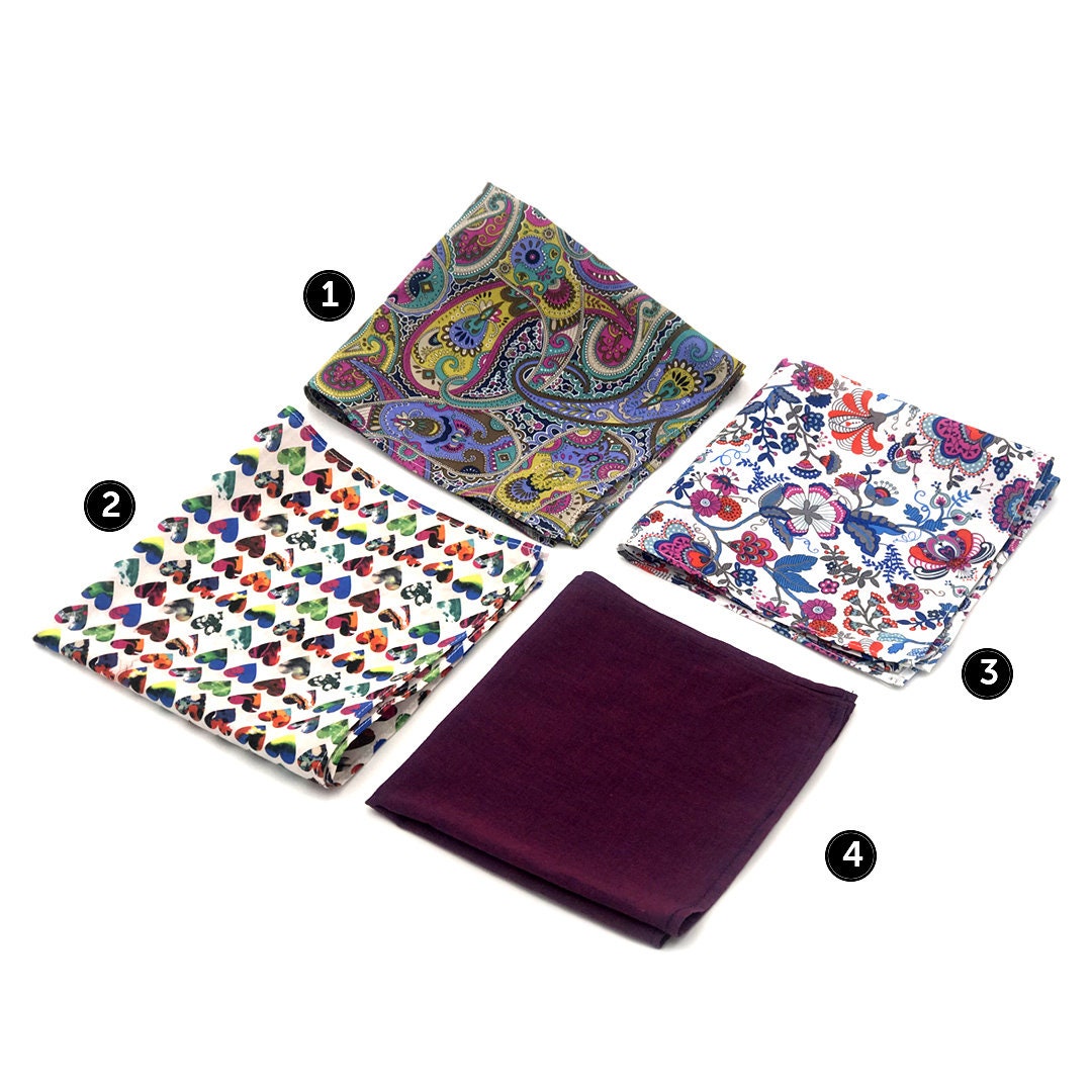 Einstecktuch - Liberty London Druck, Hochzeit Taschentuch, Geschenk Für Sie, Ihn, Taschentuch Einstecktücher, Herren von ButlerandBlakely