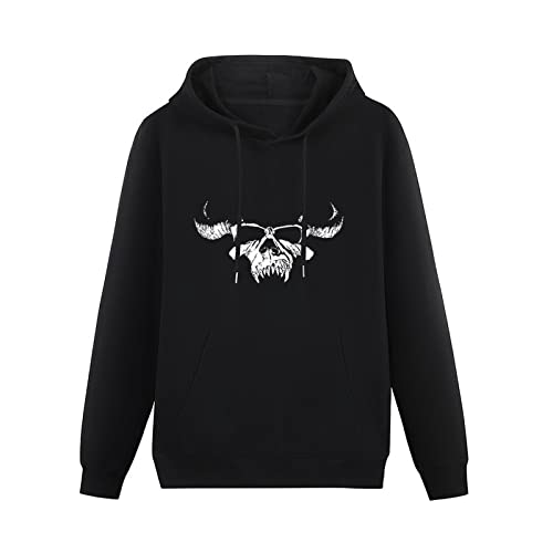 Butong Danzig Demon Skull Logo Hoodies Hoody Sweatshirts Black 3XL von Butong