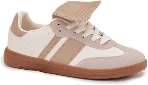 Niedrige Damen Sneaker Mit Umbörtelter Ardira, BLAUT, 38 EU von Butosklep