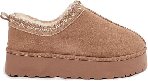 Snow Niedrige Damen Mit Plattformstickerei Taille, BLAUT, 38 EU von Butosklep