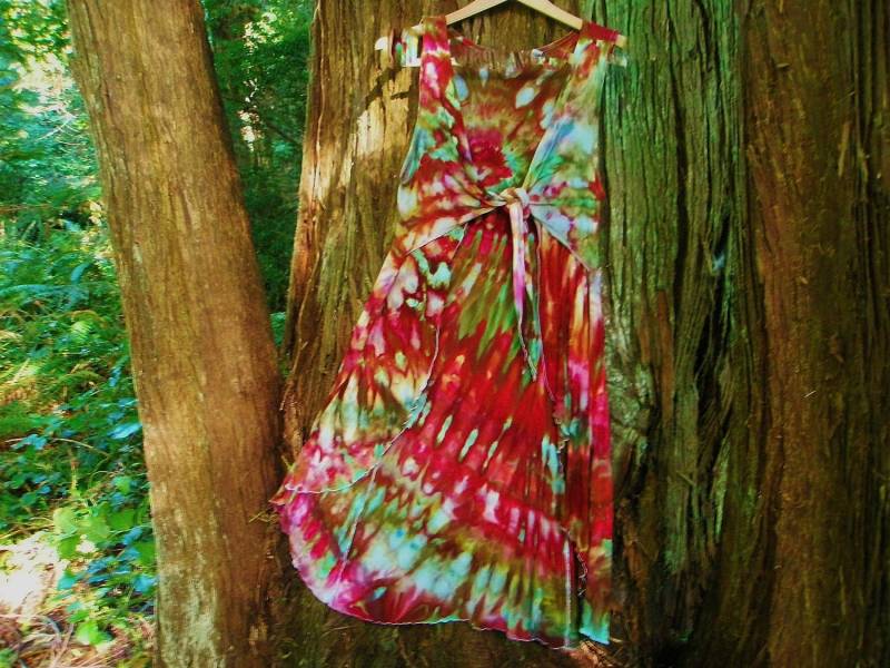 Tie Dye Ärmellose Crinkle Waterfall Jacke Tie Dye Ärmellose Crinkle Waterfall Jacke von ButterfliesOfDoom