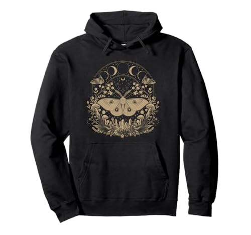 Niedliche Fairycore Motte Therian Ästhetische Blumen für Mädchen Frauen Pullover Hoodie von Butterfly Grunge Fairycore Therian Clothing
