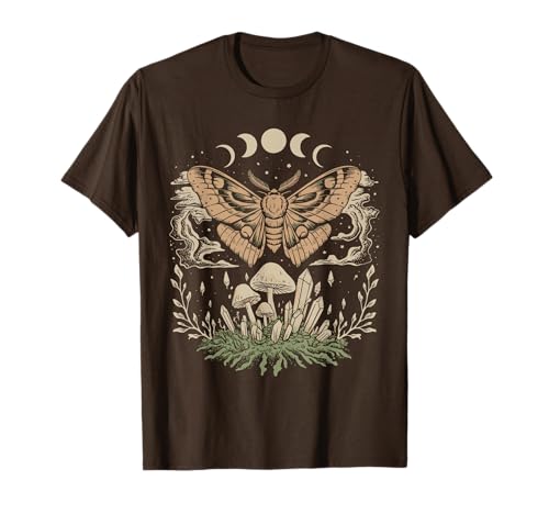 Süßes Fairycore Motten Design für Damen & Mädchen T-Shirt Süßes Fairycore Motten Design für Damen & Mädchen T-Shirt von Butterfly Grunge Märchen -Therian -Kleidung