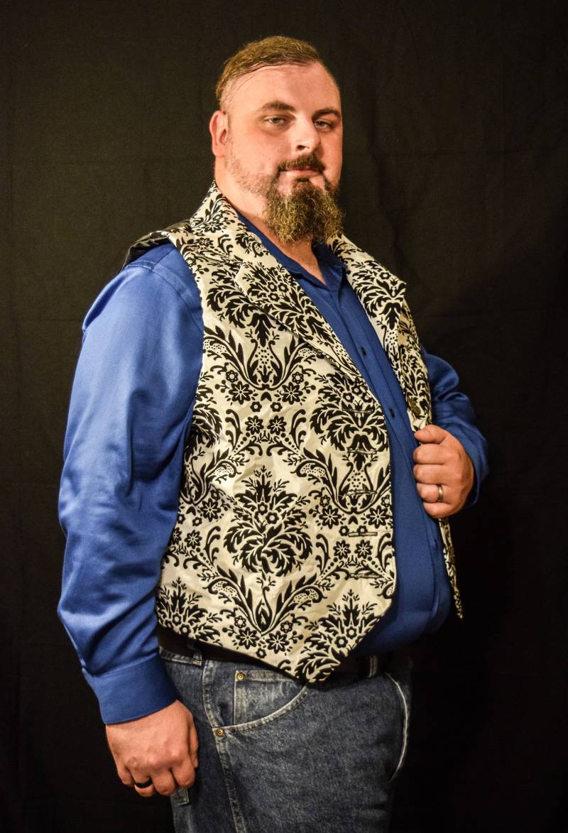 Elegante Samt Ausbrenner Weste Schwarz Und Weiß Wastecoat Elegante Samt Ausbrenner Weste Schwarz Und Weiß Wastecoat von ButterflyDark