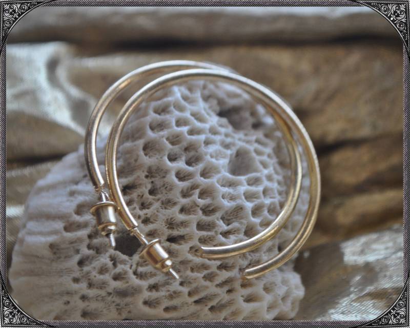 Boho Creolen Gold 4cm Boho Creolen Gold 4cm von ButterflyLotusShop