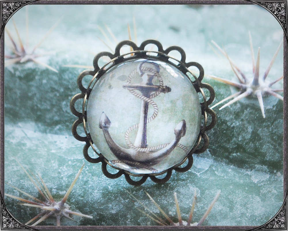 Maritime Brosche Mit Anker Maritime Brosche Mit Anker von ButterflyLotusShop