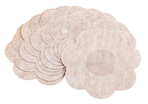 Butterme 20 Paare Flower Adhesive Damen No Show Wegwerfbrustblumenblatt Pastete Nippel Abdeckungs Pad Patches von iSpchen