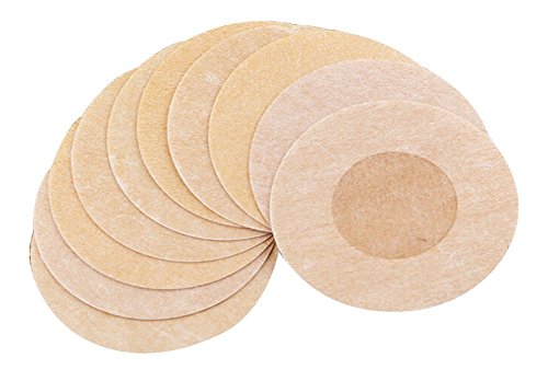 Butterme 20 Paare runden Adhesive No Show Wegwerfbrustblumenblatt Pastete Nippel Abdeckungs Pad Patches für Damen Umstands von ZUMUii