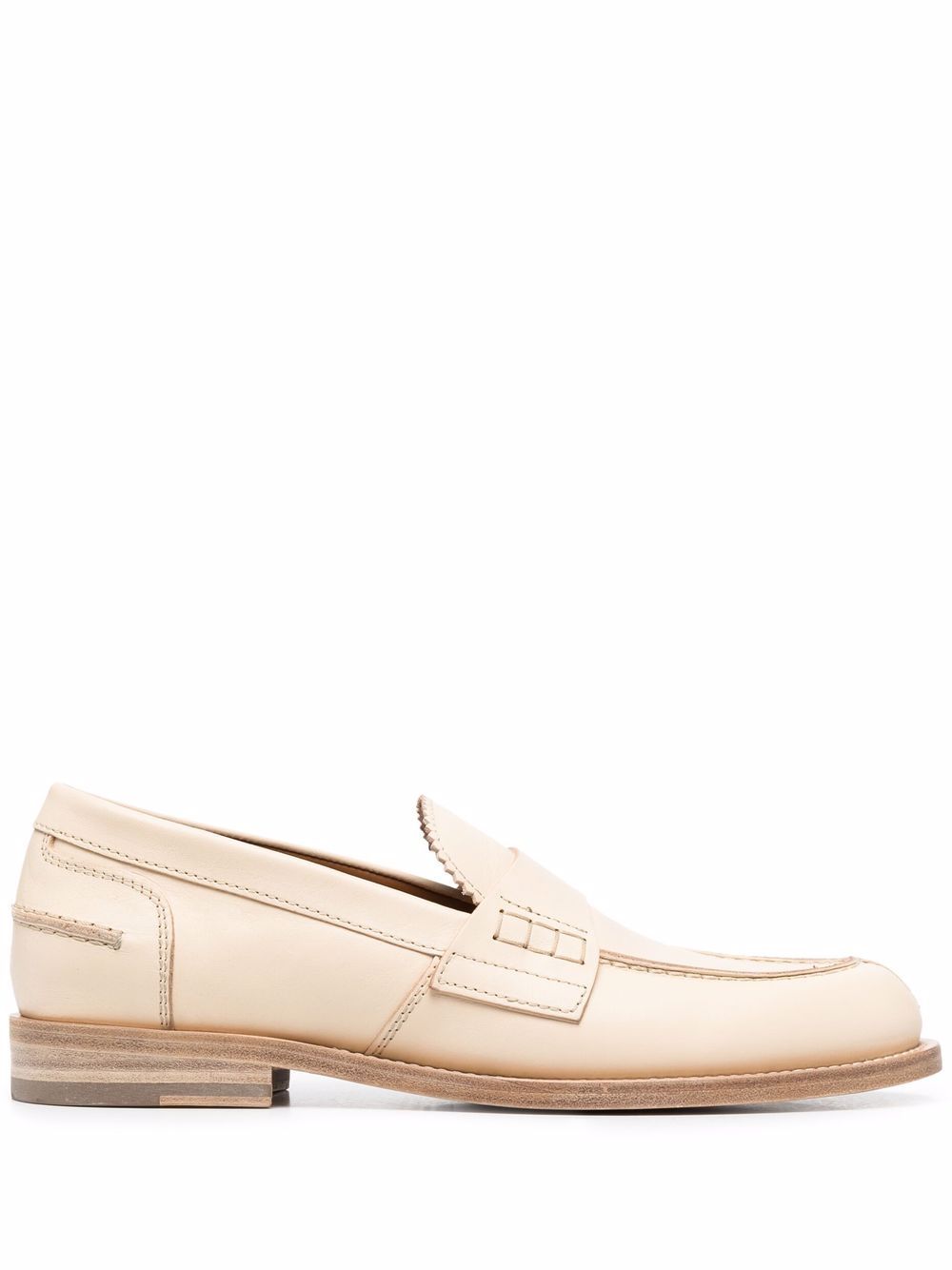 Buttero Loafer mit gezackter Zunge - Nude von Buttero