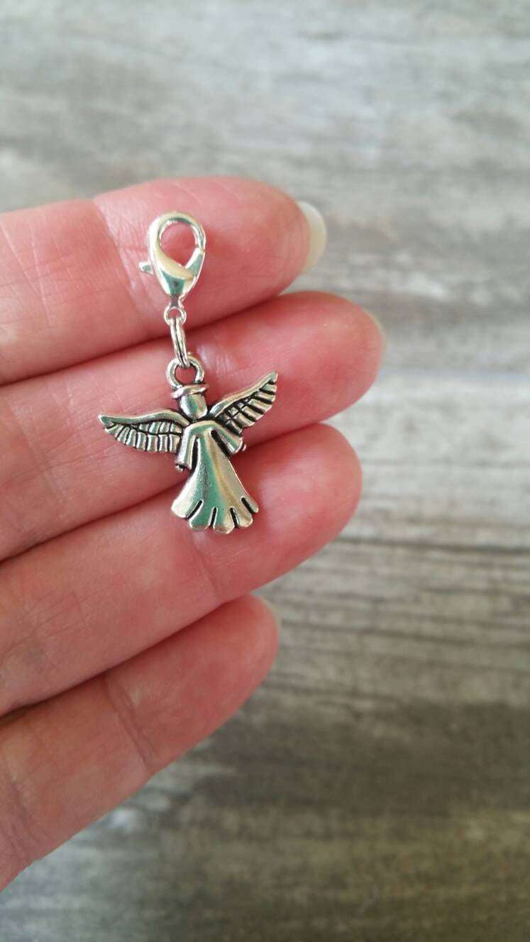 Schutzengel - Engel Taschenanhänger Scherenanhänger Geldbörse Anhänger Silber Reißverschluss Clip Taschen Bling Haustier Erinnerung Sympathie Schutzengel - Engel Taschenanhänger Scherenanhänger Geldbörse Anhänger Silber Reißverschluss Clip Taschen Bling Haustier Erinnerung Sympathie von ButterscotchCottage