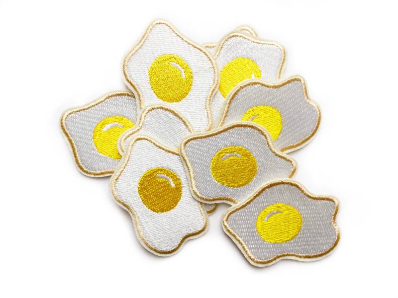 1+ Ei Aufnäher - Kleine Patches Lebensmittel Kleiner Gestickter Süßer 1+ Ei Aufnäher - Kleine Patches Lebensmittel Kleiner Gestickter Süßer von ButtonCool