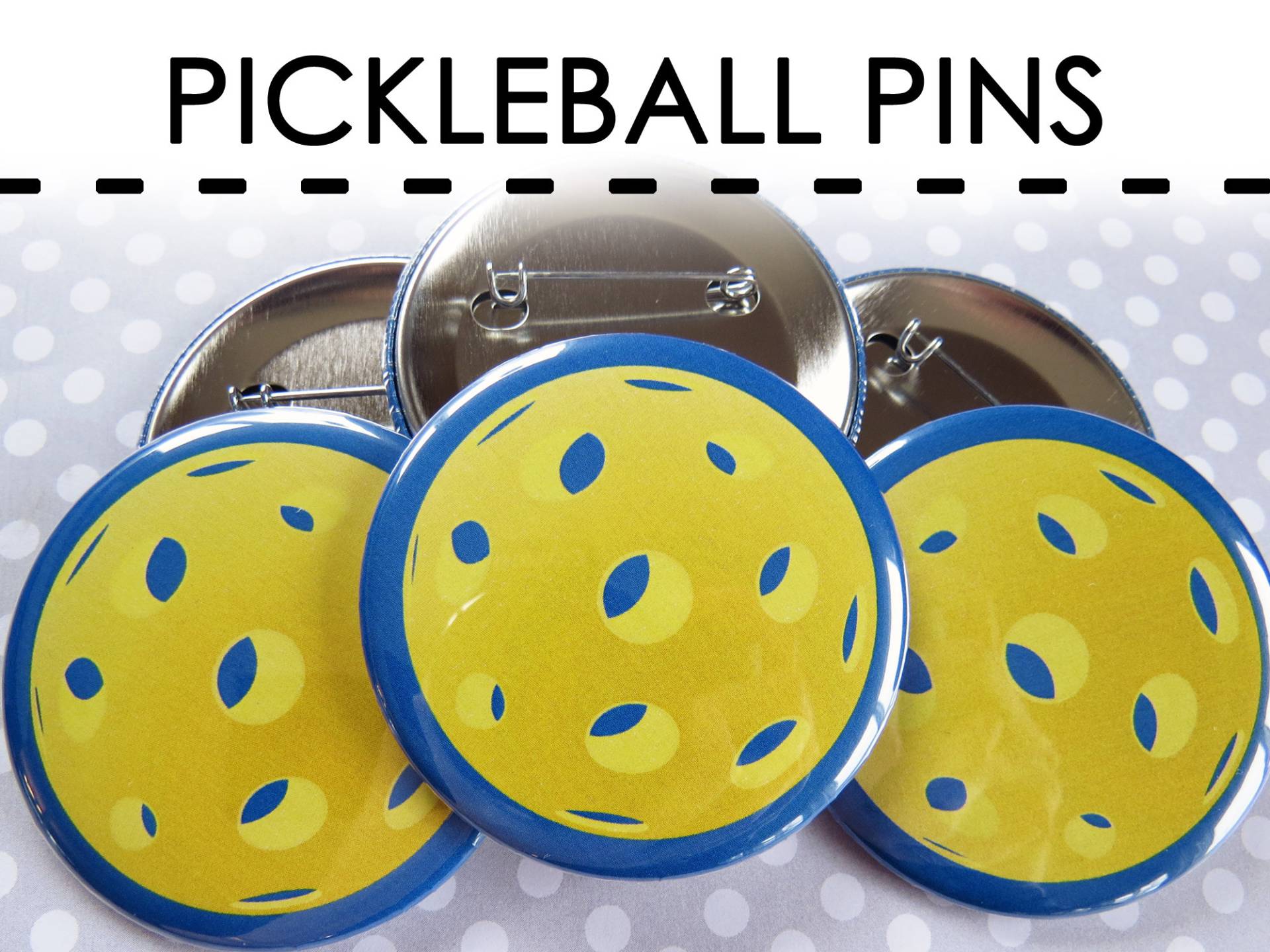 Geschenk Für Pickleball Spieler, Pins Buttons, Pinback Button Pin Set Geschenk Für Pickleball Spieler, Pins Buttons, Pinback Button Pin Set von Buttonhead