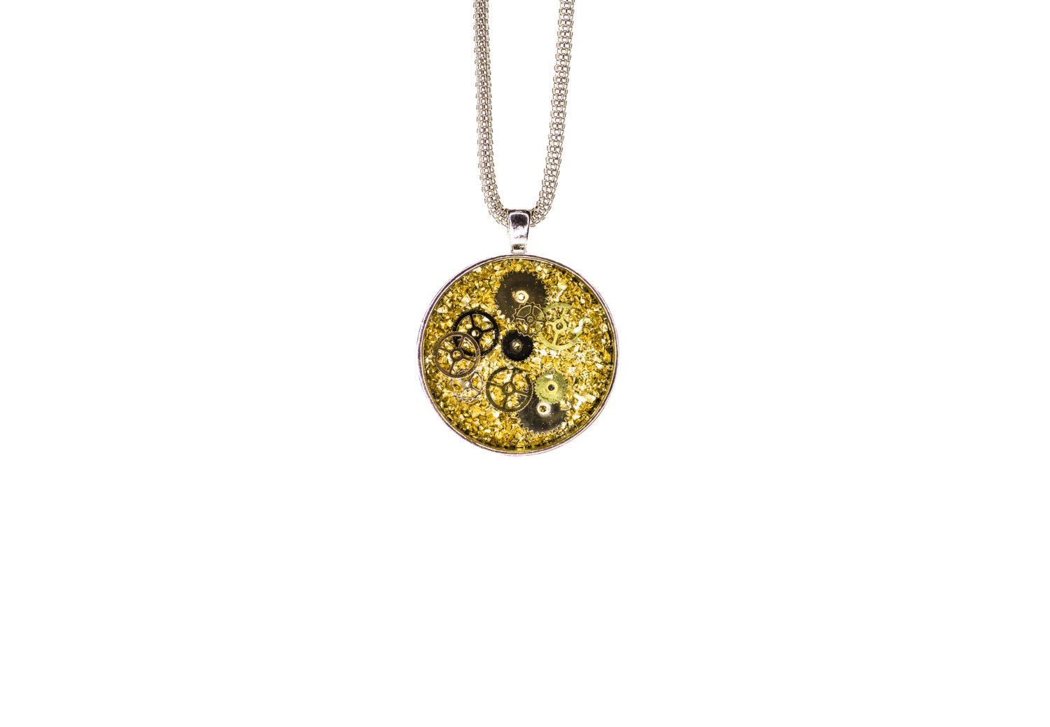 steampunk-Zahnrad-Halskette steampunk-Zahnrad-Halskette von ButtonsandBeadsbyJen