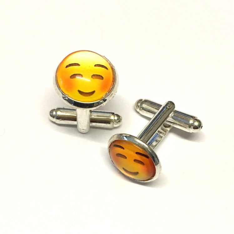 Manschettenknöpfe Mit Versilbertem Drehverschluss, Lustiges Geschenk Für Männer von Buttonsheduk