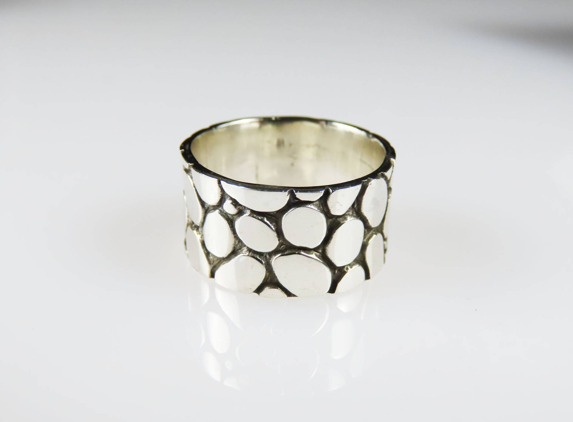sterling Silber, Kopfstein Design, Unisex Ring von BuwanaJewelry