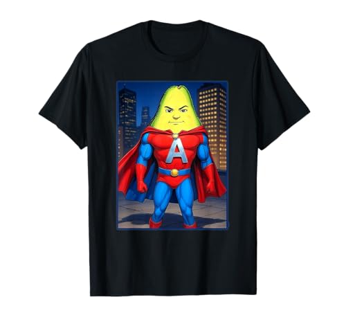 Avacado Man Veggie Superheld T-Shirt von Buy Cool Shirts