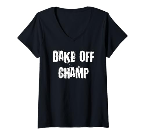 Damen Backe Off Champ T-Shirt mit V-Ausschnitt von Buy Cool Shirts