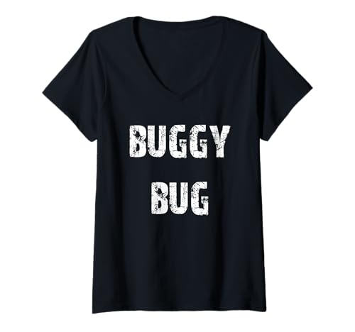 Damen Buggy-Bug T-Shirt mit V-Ausschnitt von Buy Cool Shirts