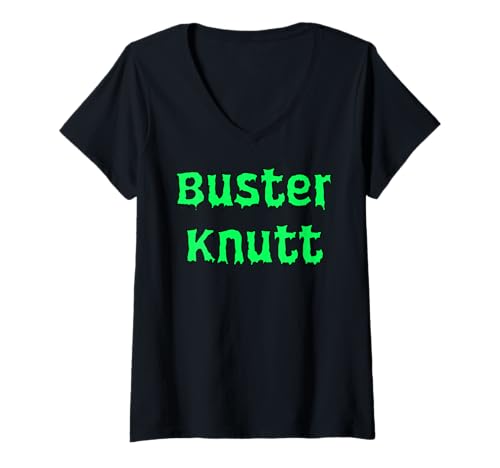 Damen Buster Knutt T-Shirt mit V-Ausschnitt von Buy Cool Shirts