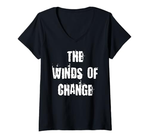 Damen Die Winde der Veränderung T-Shirt mit V-Ausschnitt von Buy Cool Shirts