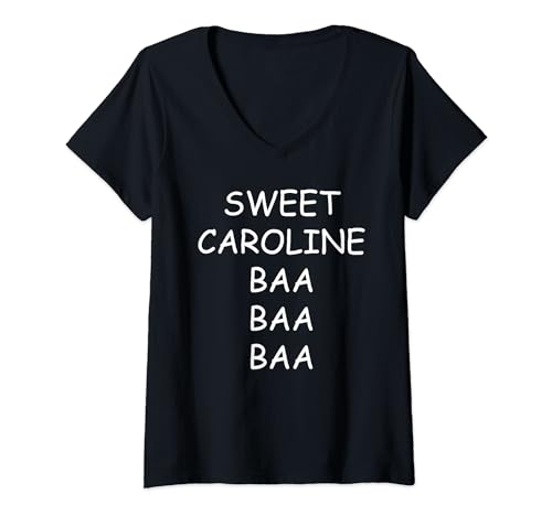 Damen Sing Along Classic T-Shirt mit V-Ausschnitt von Buy Cool Shirts