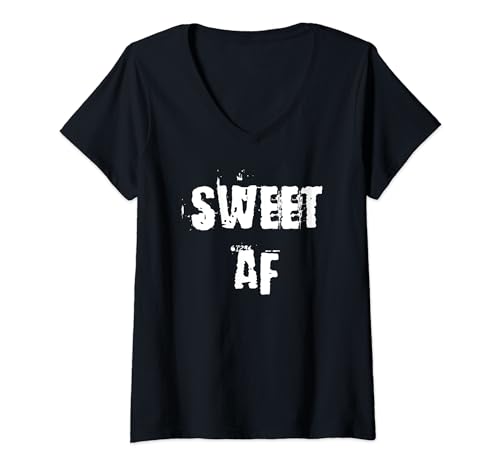 Damen Süß und lustig, selbstverliebt T-Shirt mit V-Ausschnitt von Buy Cool Shirts