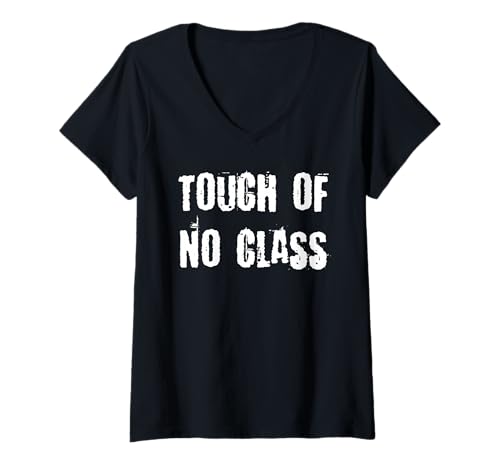 Damen Touch of No Class Lustig T-Shirt mit V-Ausschnitt von Buy Cool Shirts