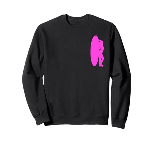 Heißes rosafarbenes Surfer-Mädchen Sweatshirt von Buy Cool Shirts
