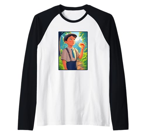 Magischer Apple Boy Raglan von Buy Cool Shirts