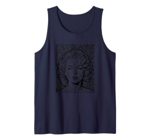 Retro 60er Jahre Glamour Girl Tank Top von Buy Cool Shirts