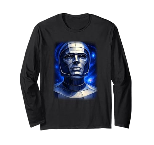 Star Robot Man Langarmshirt von Buy Cool Shirts