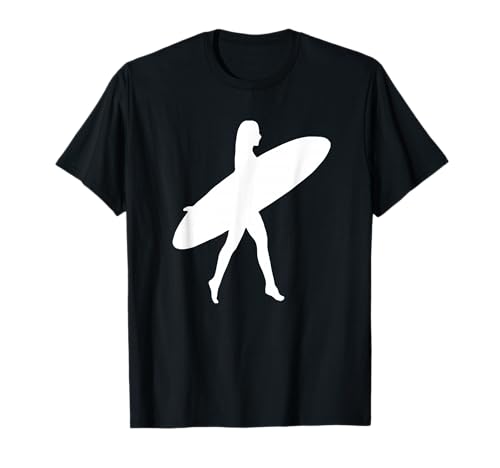 Surfer Girl Silouette T-Shirt von Buy Cool Shirts