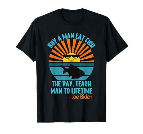 Buy a Man Eat Fish Joe Biden Shirt Lustiges Offensives Zitat USA T-Shirt Buy a Man Eat Fish Joe Biden Shirt Lustiges Offensives Zitat USA T-Shirt von Buy a Man Eat Fish Joe Biden Funny Offensive Quote