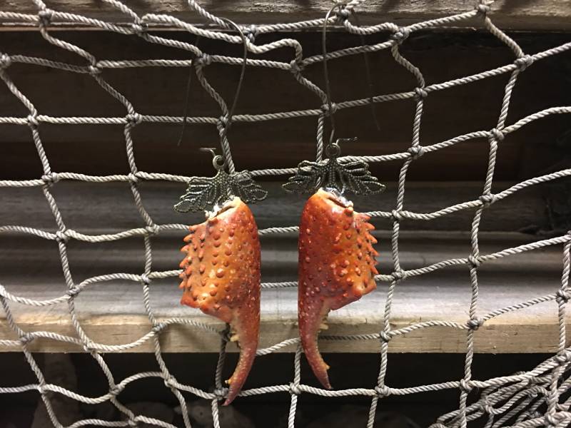 Echte Krebsfisch Klauen Ohrringe Wilder Cajun Style Schmuck von BuyAFairytale