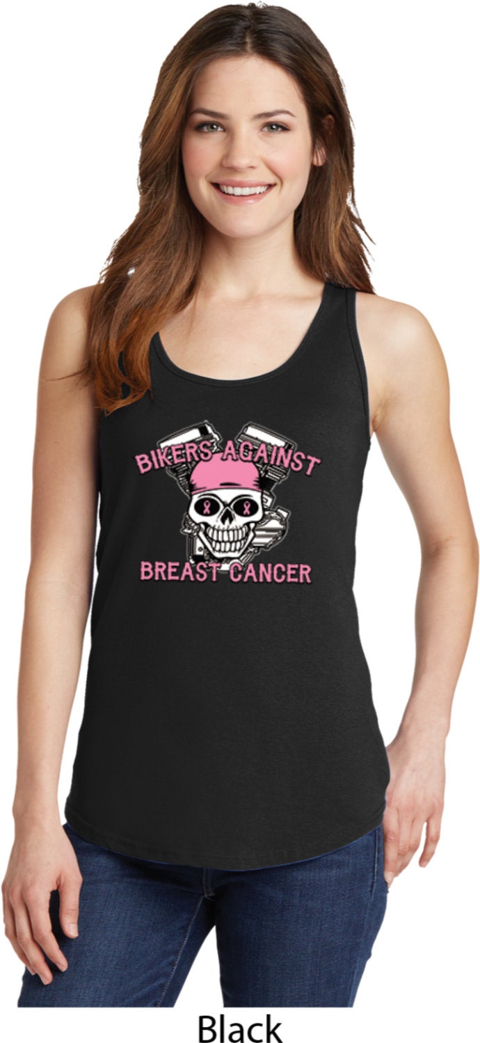 Biker Gegen Brustkrebs Krebs Damen Brust Bewusstsein Tank Oben 17858-Lpc54Tt von BuyCoolShirts