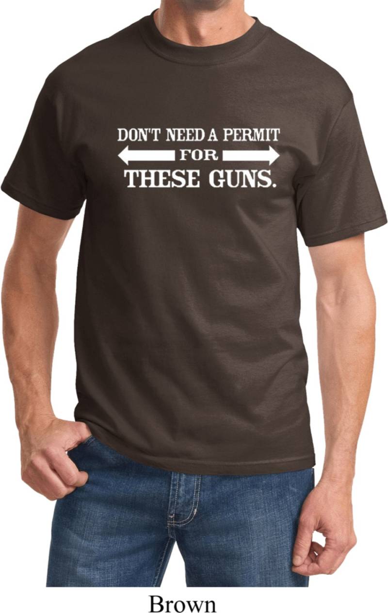 Brauchen Sie Keine Genehmigung Für Diese Waffen T-Shirt Gunpermit-Pc61 Brauchen Sie Keine Genehmigung Für Diese Waffen T-Shirt Gunpermit-Pc61 von BuyCoolShirts
