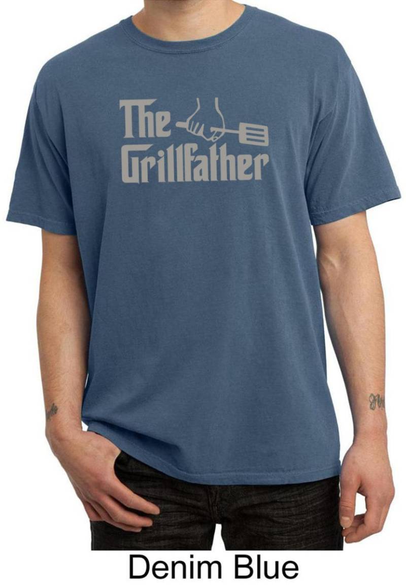 Der Grillfather Pigment Gefärbt T-Shirt Grillfather-Pc099 Der Grillfather Pigment Gefärbt T-Shirt Grillfather-Pc099 von BuyCoolShirts