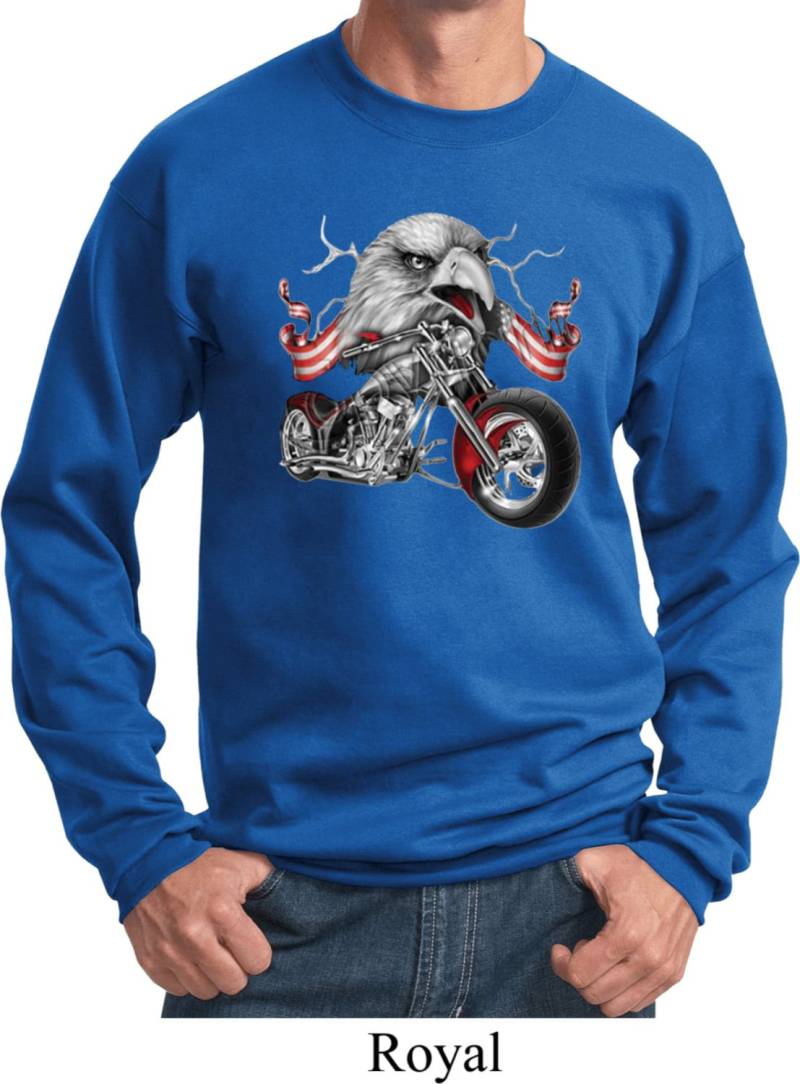 Eagle Biker Sweatshirt A13135C-Pc90 Eagle Biker Sweatshirt A13135C-Pc90 von BuyCoolShirts