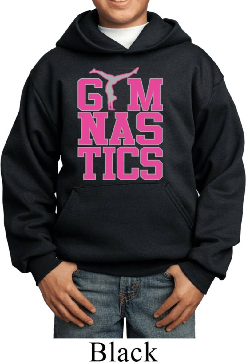 Gymnastik Text Kinder Hoodie Gymtext-Pc90Yh von BuyCoolShirts