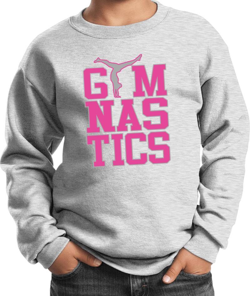 Gymnastik Text Kinder Sweatshirt Gymtext-Pc90Y von BuyCoolShirts