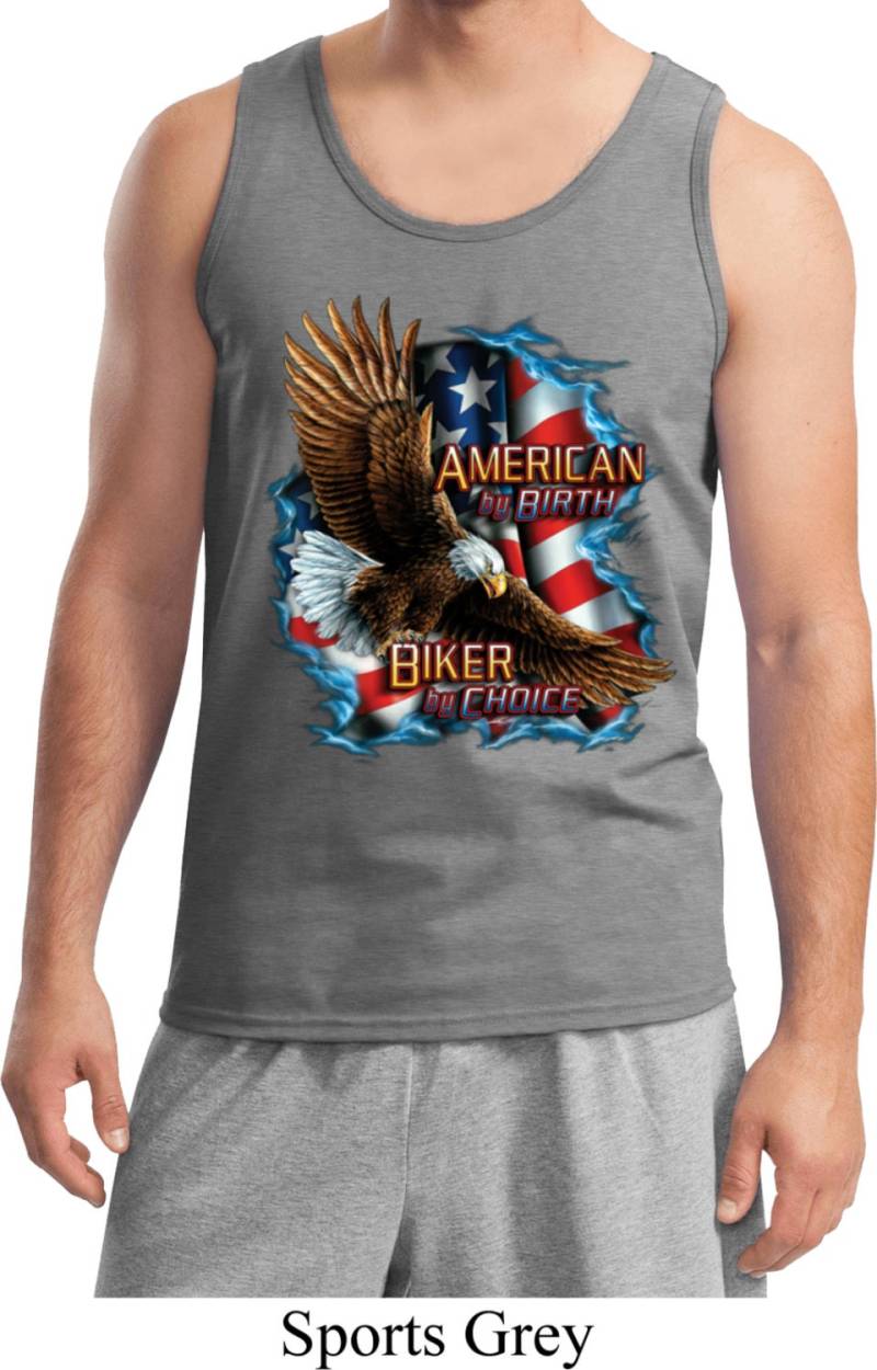 Herren Biker American By Birth Logo Tank Top 00255D1-2200 Herren Biker American By Birth Logo Tank Top 00255D1-2200 von BuyCoolShirts